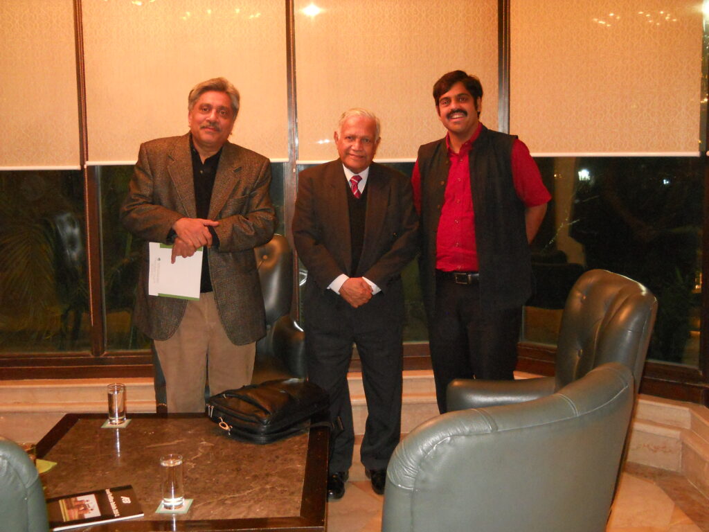 Siddharth with B.S. Chimni