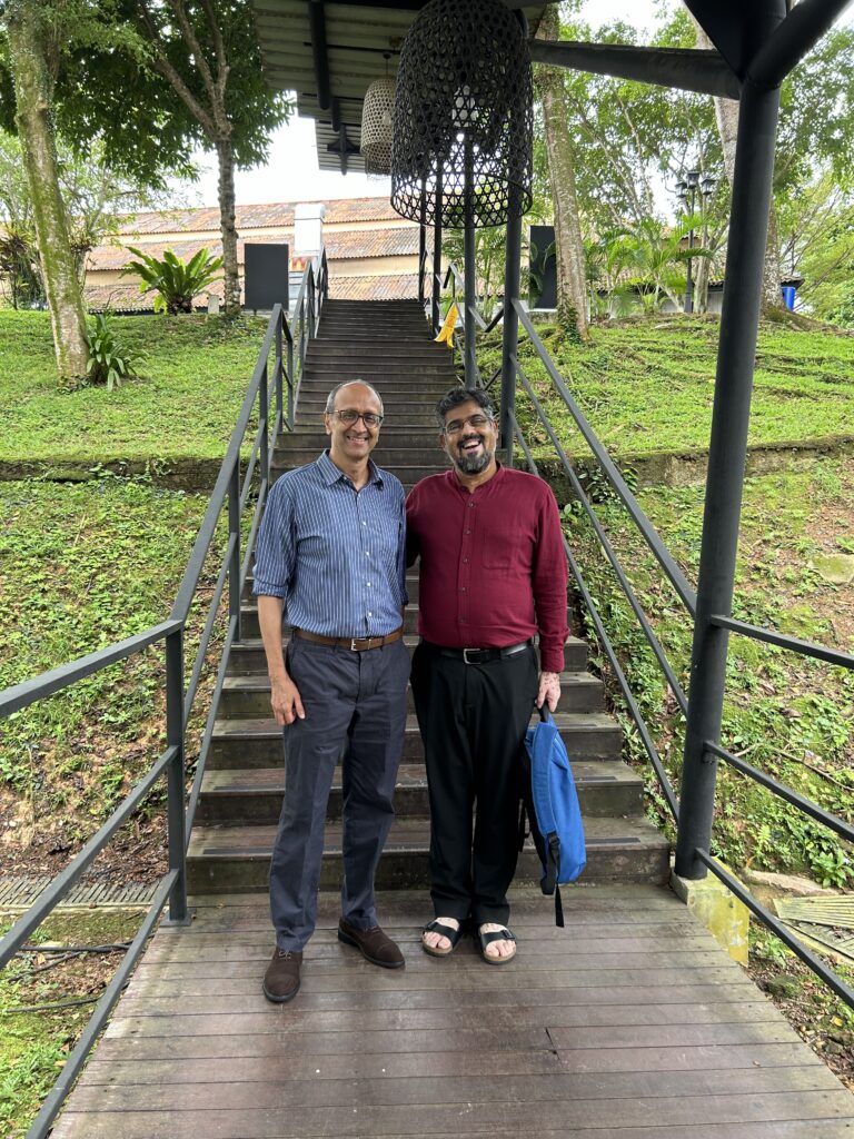 Siddharth with Kanti Bajpai