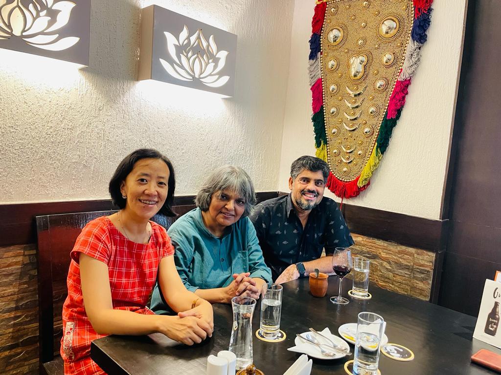 Siddharth with Rupamanjari Ghosh